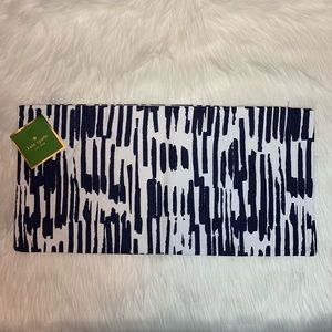 Kate Spade Paint Drip Navy Decorative Pillow Case